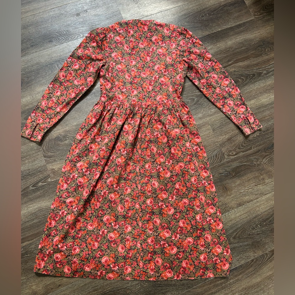 Laura Ashley Floral Midi Dress - Picture 2 of 4